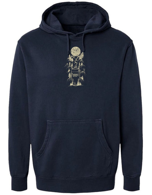Sawdust City Heavy Hoodie - Navy