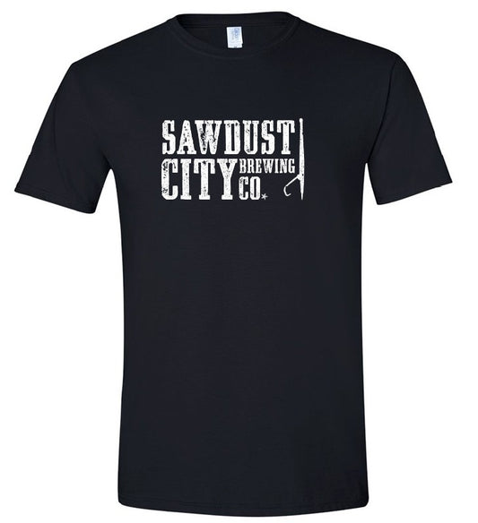 Sawdust City Logo Tee - Black